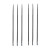 Oregon Double Cut Round Chainsaw Files (6PK) & Handle (1) Kit / 3/16” 70503