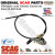 Scag 481544 THROTTLE AND CHOKE CONTROLS