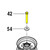 Husqvarna 596435201 BOLT EXTERNAL HEXAGON HEAD 7/1