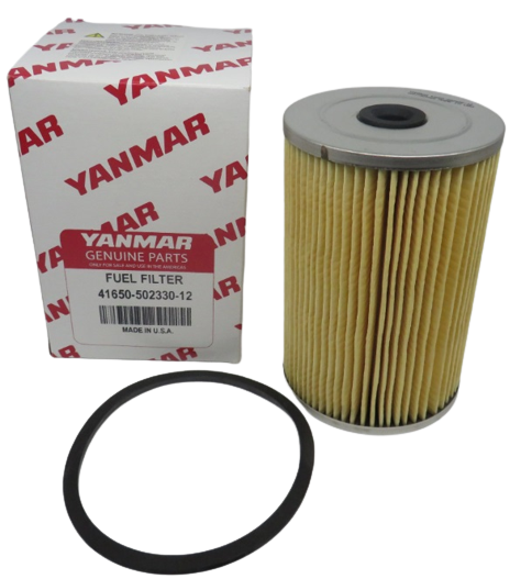 Yanmar 41650-502330-12 Fuel Filter Element 6LY 6LYA 6LY2A 6LY3 replace 41650-502330  