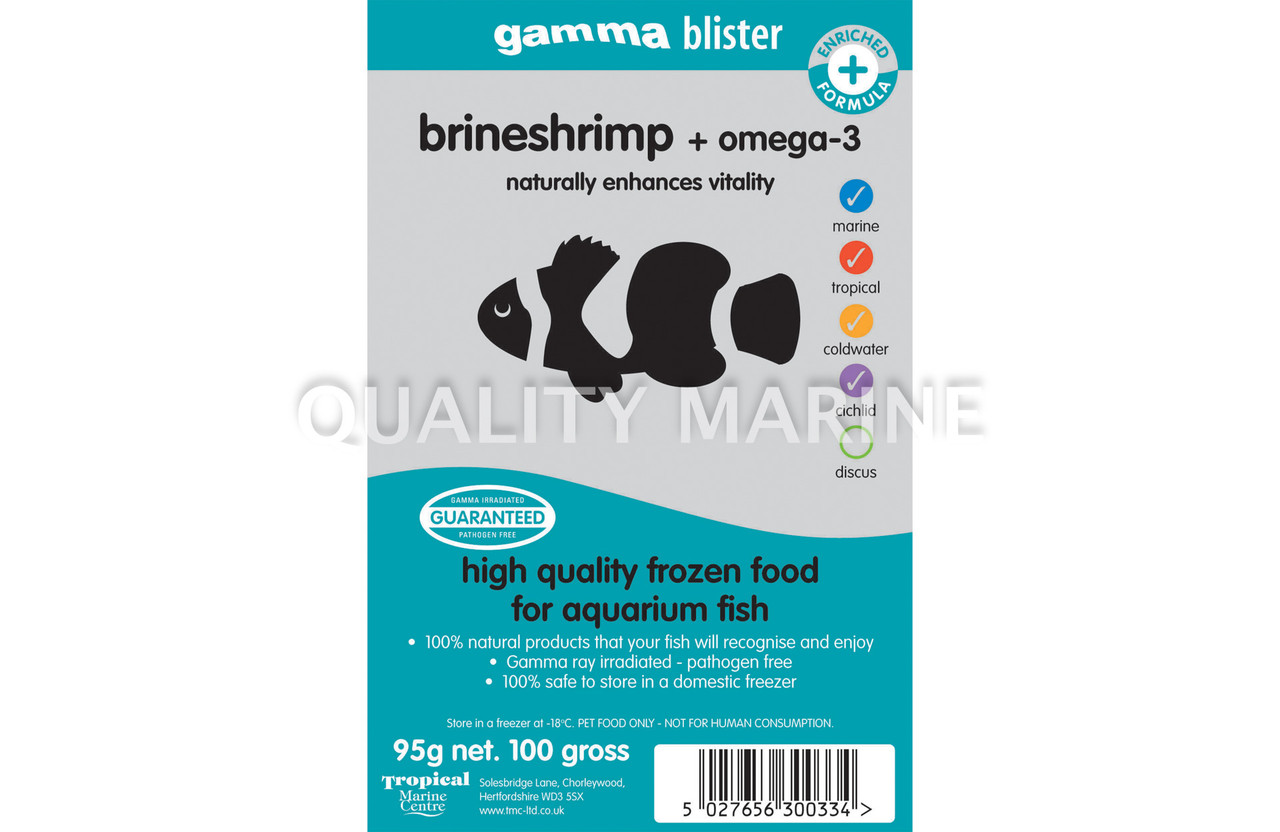 Brine Shrimp Plus Omega-3 Blister Pack - Quality Marine