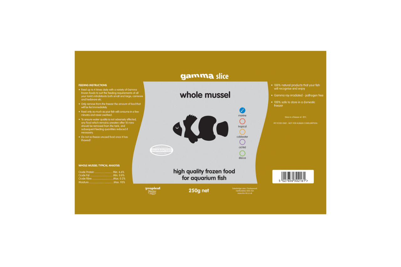 Gamma Frozen Whole Mussel Slice thumbnail image