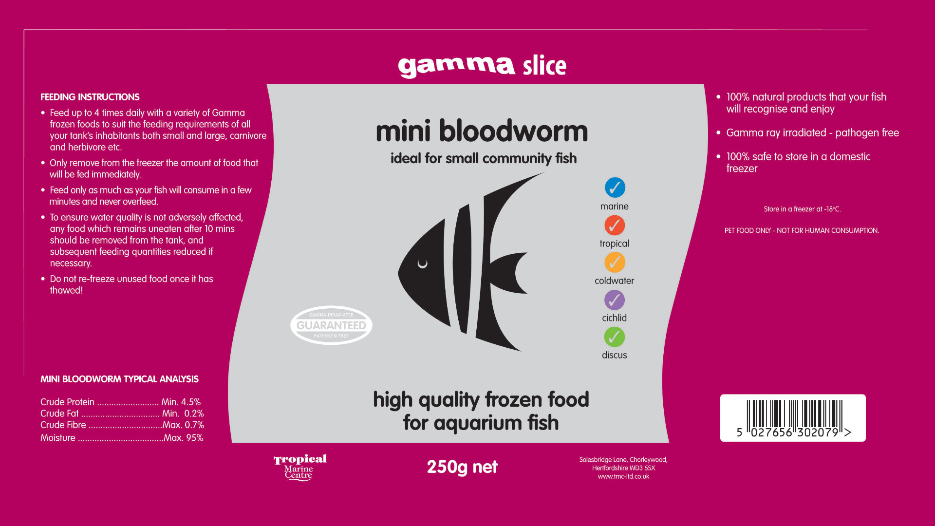 Gamma Mini Bloodworm Slice Flat Pack thumbnail image