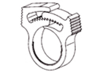 Plastic Hose Clamp for 2" Tubing, Snapper :: 0913740