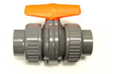 1-1/2" TxT - True Union PVC Ball Valve :: 0704710