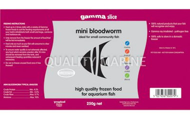 Mini Bloodworm, Slice (250 g) :: 0731070