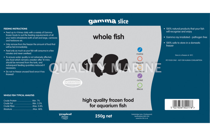 Gamma Whole Fish Slice :: 0731360