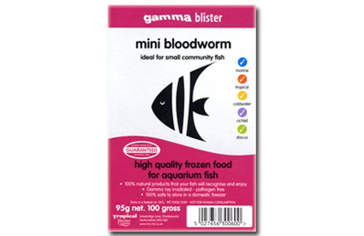 Mini Bloodworm (Blister Pack) :: 0729100