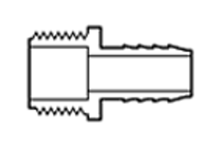 Male Adapter - Mipt X Insert 1/2" PVC :: 0913200