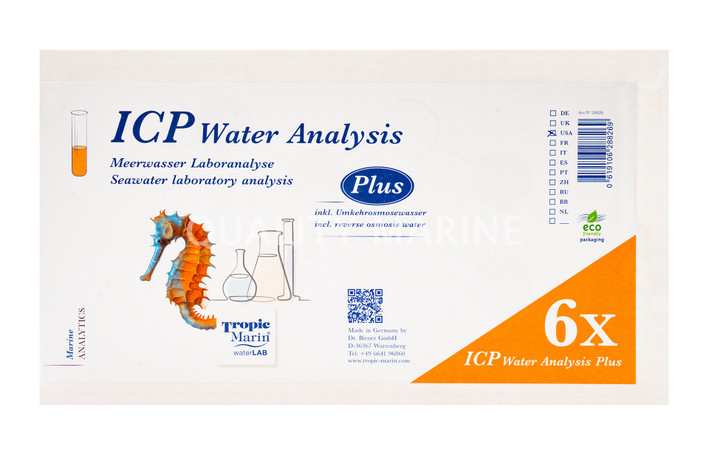 Tropic Marin ICP Water Analysis PLUS- Set of 6pc. :: 0794290
