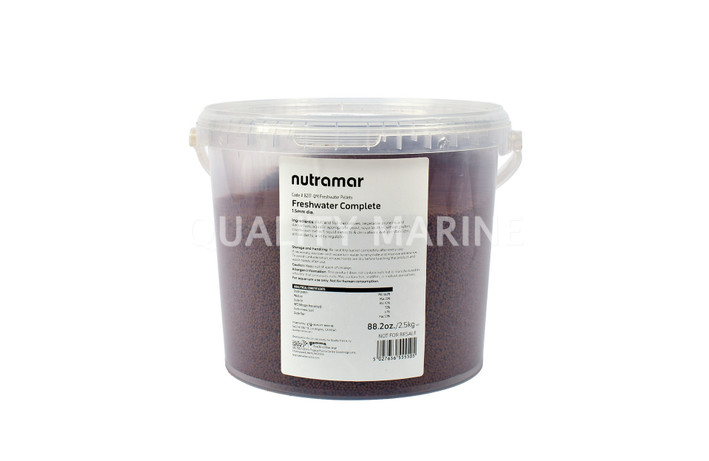 Nutramar Freshwater Complete Pellet 1.5mm 5.5lbs 2500g :: 0740200