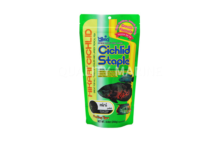 Hikari Cichlid Staple Mini Floating Pellets 8.8oz :: 0758190