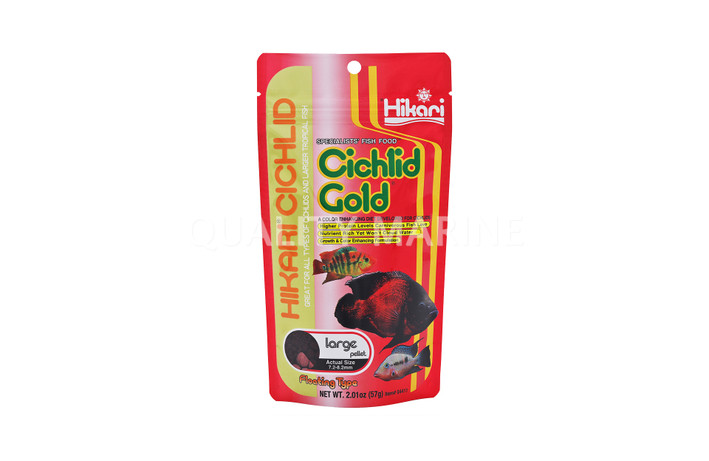 Hikari Cichlid Gold Large Floating Pellets 2oz :: 0758360