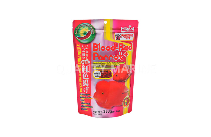 Hikari Blood Red Parrot Mini Floating Pellets  11.7oz :: 0760400