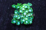 Flower Pot Green Metallic :: 87309