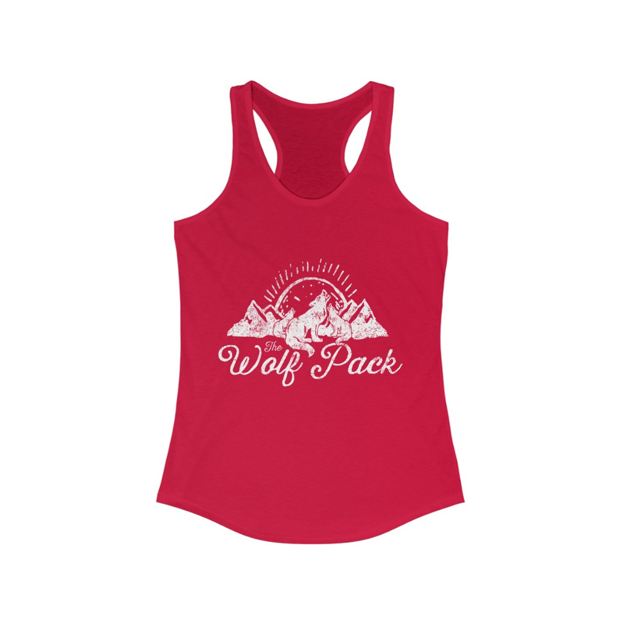 The Wolf Pack Women's Ideal Racerback Tank - Whatever Threads
