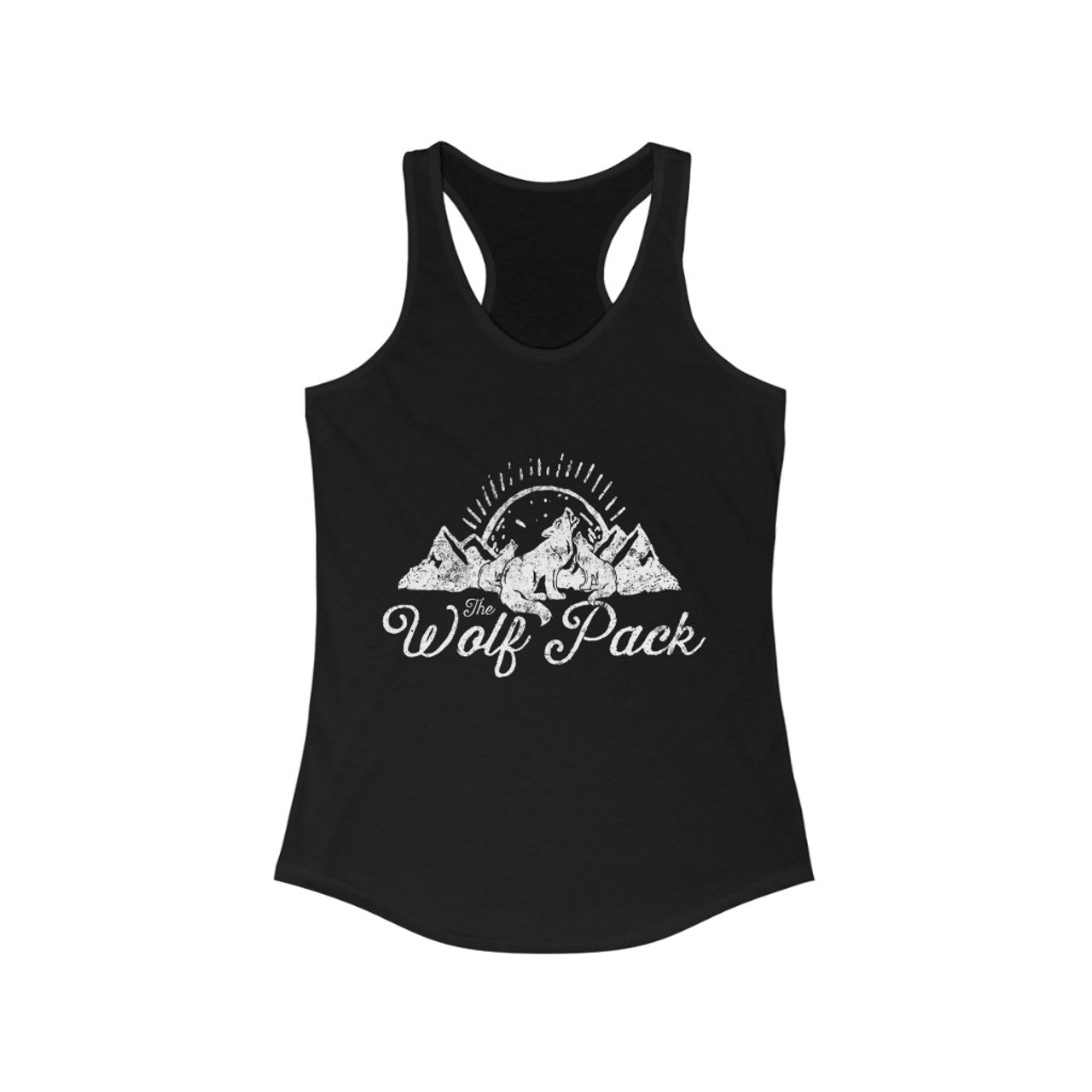 The Wolf Pack Women's Ideal Racerback Tank