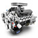 Cobra Edition Ford Compatible Builders Series - EFI - Polished Pulley Kit