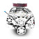 383 c.i. GM Small Block Compatible Deluxe Dressed - MPFI - Polished Kit