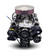 400CI GM Small Block Compatible Deluxe Dressed -MPFI -Black Kit