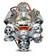 502CI GM Big Block Compatible Deluxe Dressed - Carb - Polished Kit