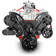 572CI GM Big Block Compatible Deluxe Dressed -Carb -Black Kit
