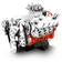 598CI GM Big Block Compatible Deluxe Dressed -Carb -Polished Kit, Engine Complete Assembly, Gearstar Performance Transmissions