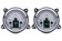 1947-53 Chevy/GMC Pickup HDX System, Silver Face