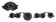 1953-57 Chevy Corvette HDX System, Black Face