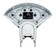 1955-56 Chevy Car HDX System, Silver Face