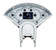 1955-56 Chevy Car HDX System, Silver Face