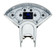 1955-56 Chevy Car HDX System, Silver Face