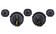1967-68 Ford Mustang HDX System, Black Face