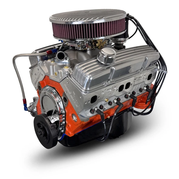 GM Small Block Compatible 327 c.i. Deluxe Dressed - Low Profile - Carbureted