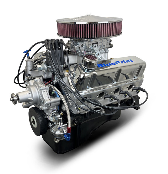 Ford Small Block Compatible 347 c.i. Deluxe Dressed - Front Sump Oil Pan - Carbureted