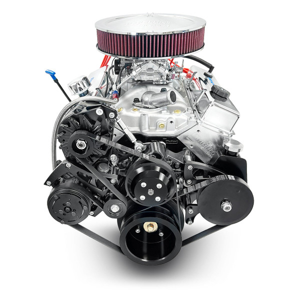 350 c.i. GM Small Block Compatible Deluxe Dressed - Carb - Black Kit