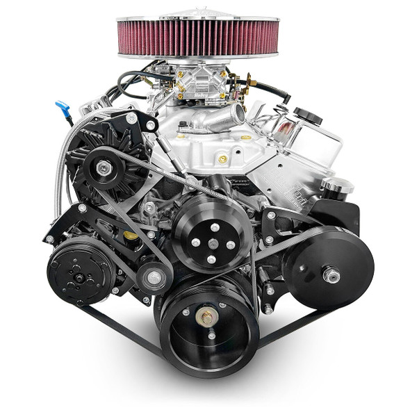383 c.i. GM Small Block Compatible Deluxe Dressed - Carb - Black Kit