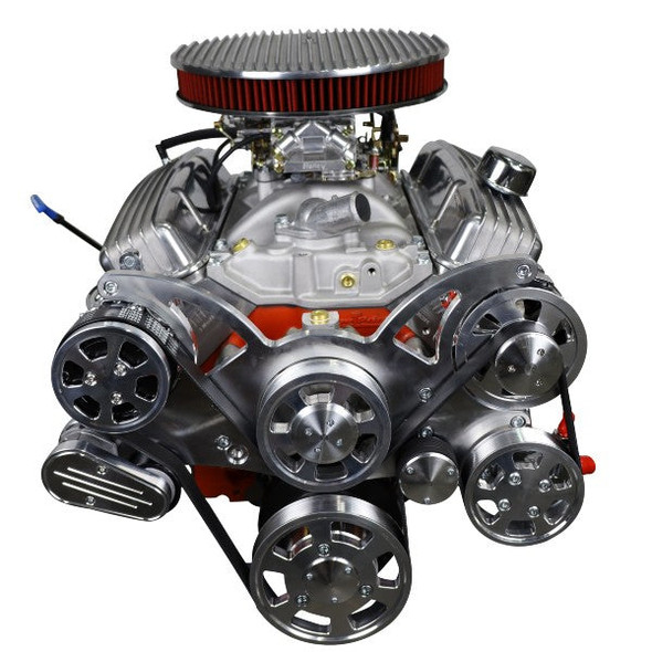 383CI GM Small Block Compatible Deluxe Dressed -Carb -Polished Kit, Engine Complete Assembly, Gearstar Performance Transmissions