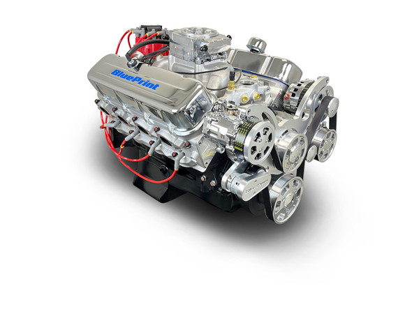 GM Big Block Compatible 454 c.i. Engine - 460 Horsepower - Deluxe Dressed - Polished Pulley Kit - Fuel Injected - Cruiser