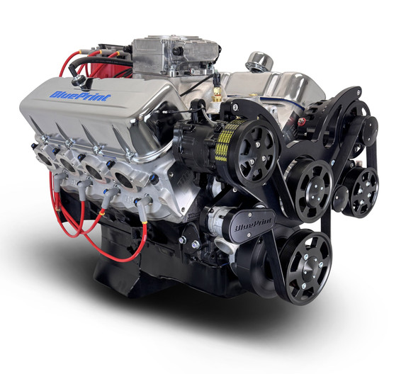 GM Big Block Compatible 454 c.i. Engine - 460 Horsepower - Deluxe Dressed - Black Pulley Kit - Fuel Injected - Cruiser