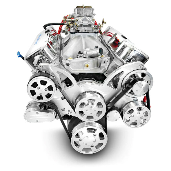 496CI GM Big Block Compatible Deluxe Dressed -Carb -Polished Kit, Engine Complete Assembly, Gearstar Performance Transmissions