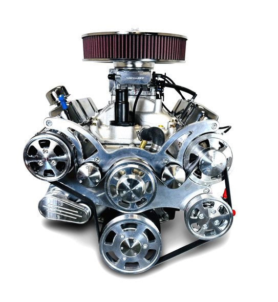 408CI Chrysler Small Block Compatible Deluxe Dressed -EFI -Polished Kit, Engine Complete Assembly, Gearstar Performance Transmissions