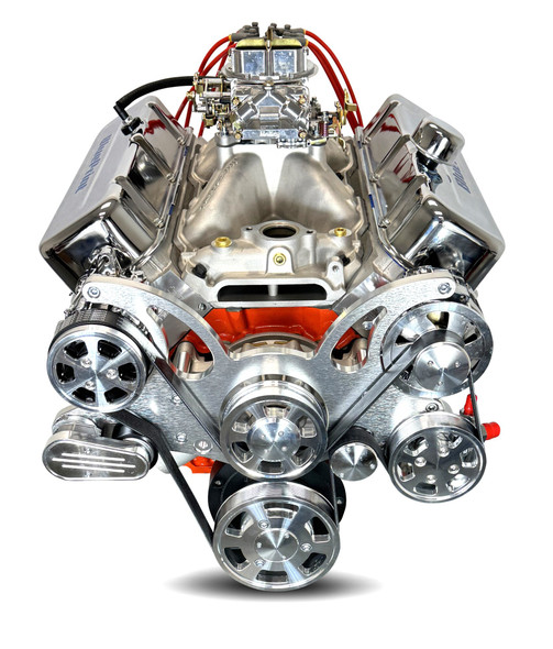 502CI GM Big Block Compatible Deluxe Dressed - Carb - Polished Kit