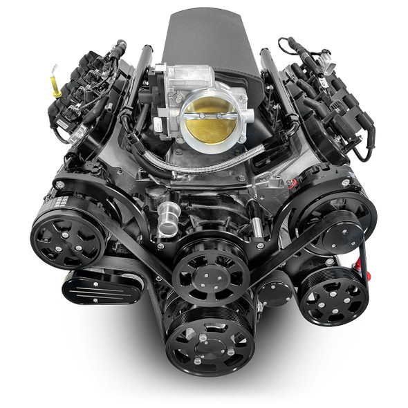 376CI GM LS Compatible Deluxe Dressed -EFI -Black Kit, Engine Complete Assembly, Gearstar Performance Transmissions