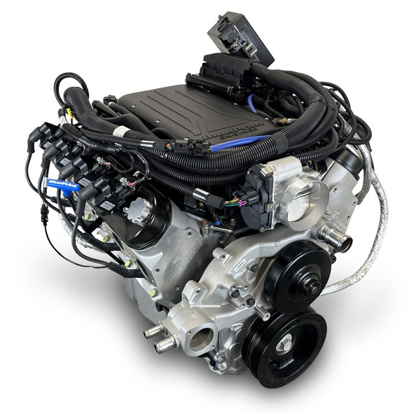 Low Profile GM LS Compatible 376 c.i. Pro Series Engine - 510 Horsepower - Base Dressed - Holley Terminator X EFI System