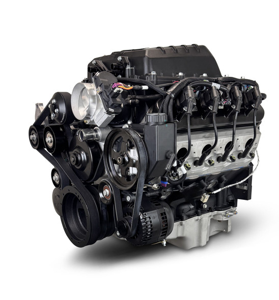 376CI GM LS Compatible Deluxe Dressed -Supercharged -Black Kit, Engine Complete Assembly, Gearstar Performance Transmissions