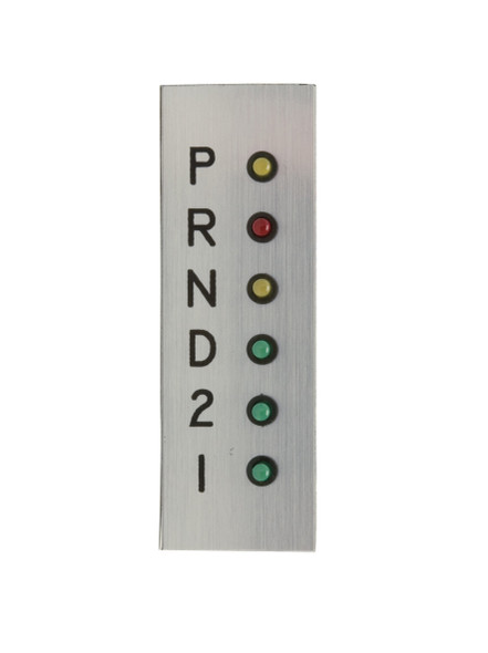 Gear Indicator Plate, Vertical W/Out OD, Gear Position Indicators, Gearstar Performance Transmissions
