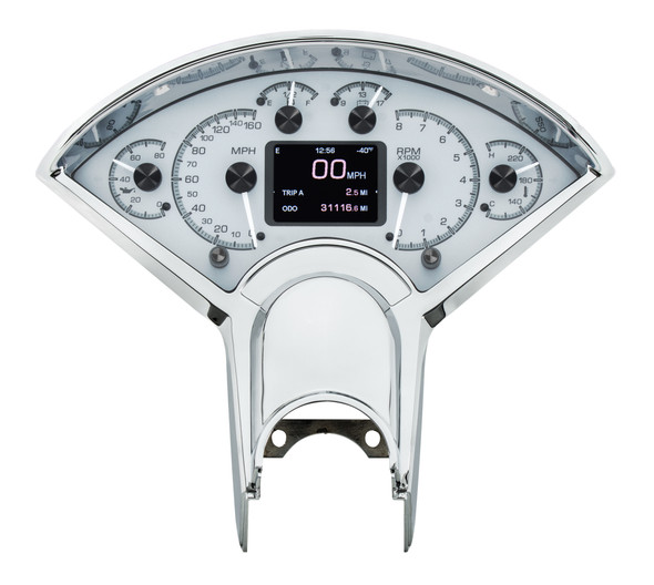 1955-56 Chevy Car HDX System, Silver Face