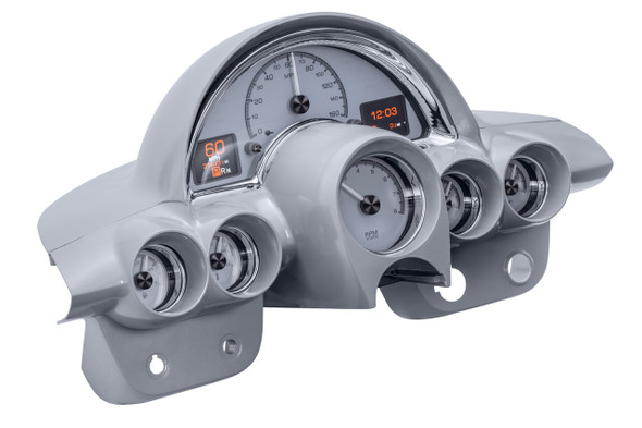 1958-62 Chevy Corvette HDX System, Silver Face
