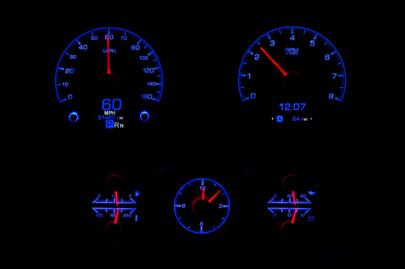 1967 Chevy Camaro W/Console Gauges HDX System, Silver Face